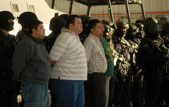 Mexican authorities arrested suspected members of Joaquín "El Chapo" Guzman's cartel in February.