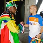 The Netherland's Wesley Sneijder in South Africa. Photo by TBWA\Busted @ Wikicommons. 