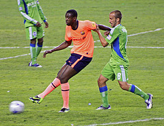 Ivory Coast's Yaya Toure on Barcelona. Photo by marc_tacoma @ Fickr. 