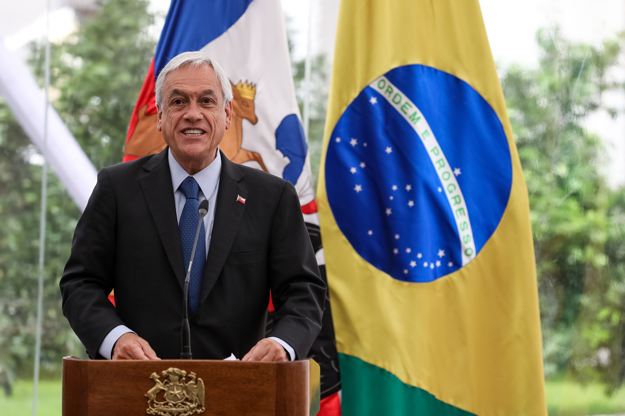 Chilean President Sebastián Piñera by Marcos Corrêa/PR via Flickr.